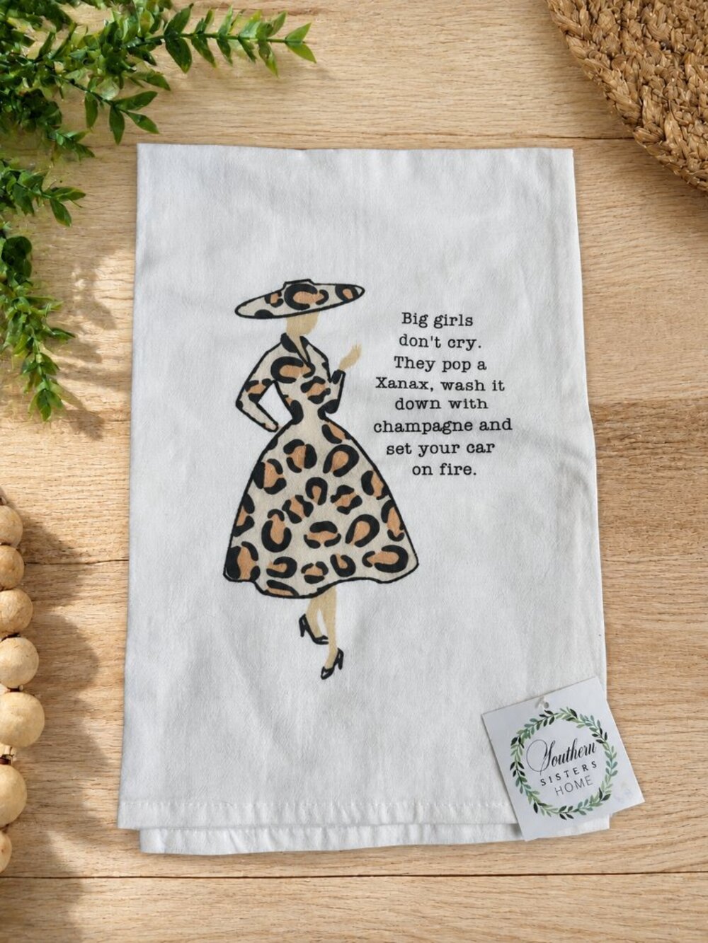 Southern Sisters Home Tea Towel NWT